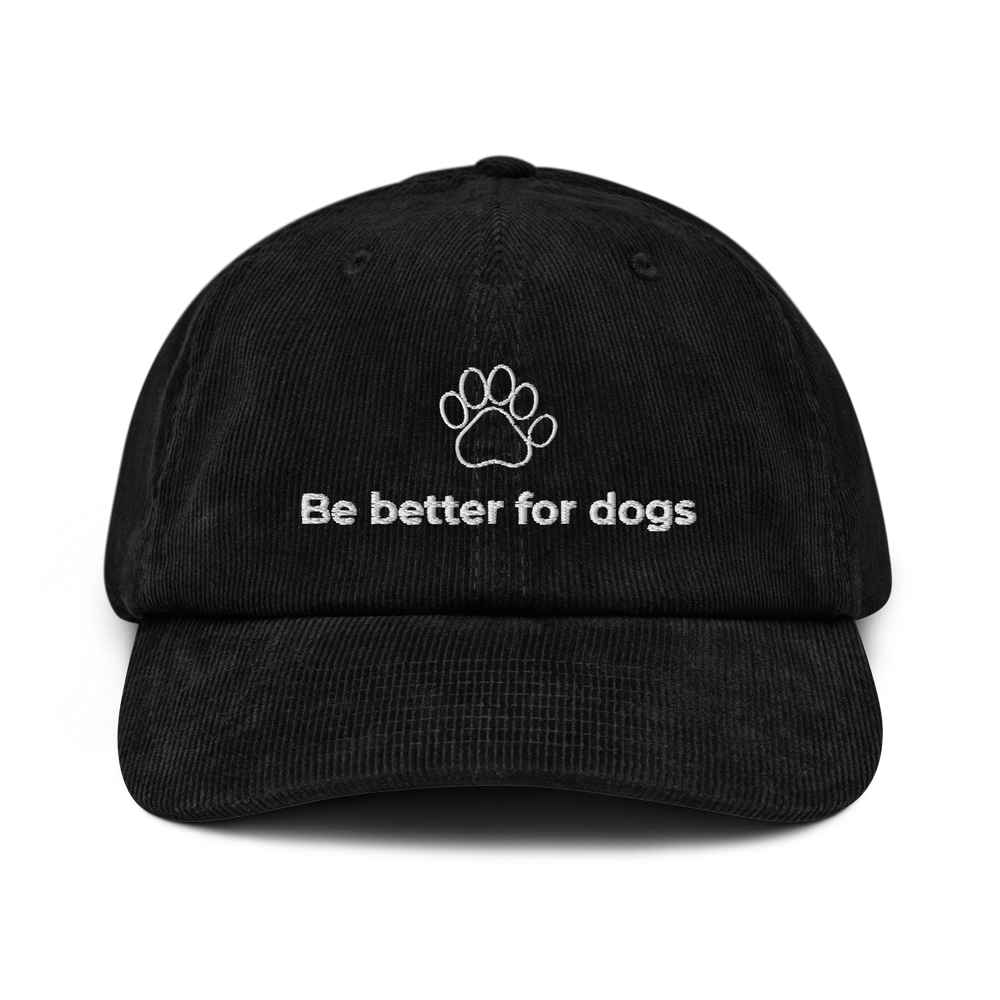 Be better for dogs cap - Black